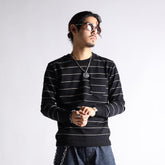 NGT BORDER SWEATER - BLACK